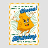 Art File Birthday Greeting Card - Gouda Day