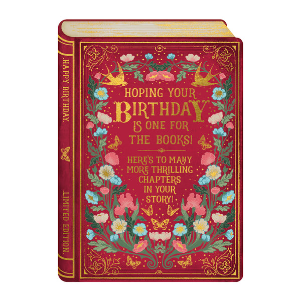 Art File Birthday Greeting Card - Thrilling Chapters