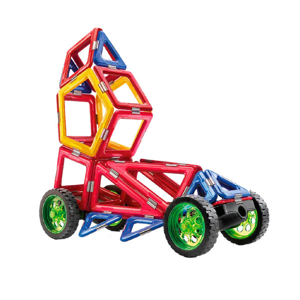 GeoSmart RoboRacer Magnetic Vehicle Construction Kit 36pcs
