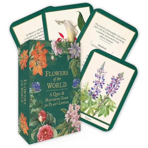 Flowers of the World: A Quiz & Matching Game for Plant Lovers