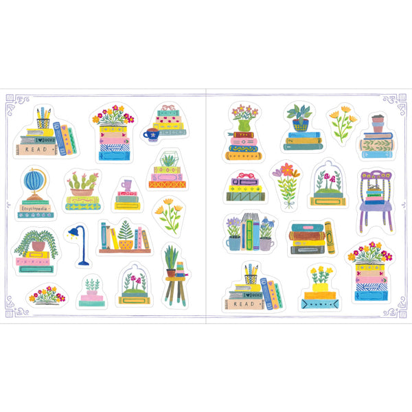 A Book Lover’s Sticker Book by Christina Chun
