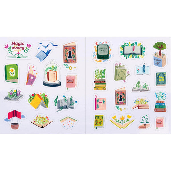 A Book Lover’s Sticker Book by Christina Chun