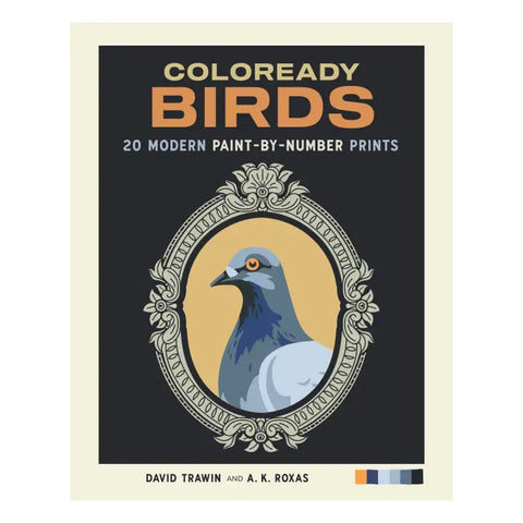 Coloready Birds: 20 Modern Paint-by-Number Prints