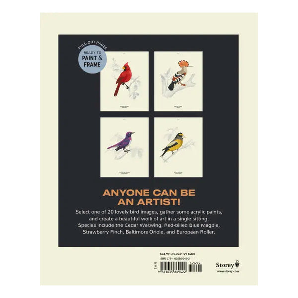 Coloready Birds: 20 Modern Paint-by-Number Prints
