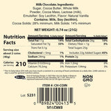 Rite Lite Belgian Milk Chocolate Chanukah Gelt Medallion