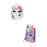 Great Pretenders Mini Sparkly Unicorn Keychain Journals, Assorted