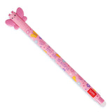 Legami Erasable Gel Pen - Butterfly, Pink Ink