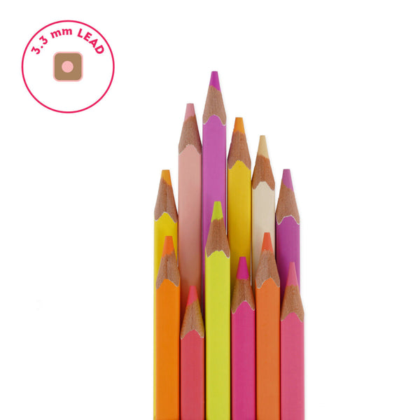 Legami Colouring Pencils 12pk - Sunset Palette