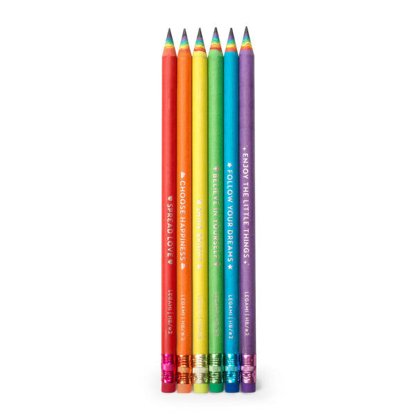 Legami 6pk HB Graphite Pencils made from Recycled Paper