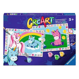 Ravensburger CreArt Painting By Numbers Kit - Happy Unicorns