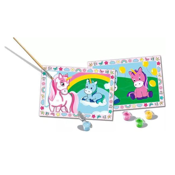 Ravensburger CreArt Painting By Numbers Kit - Happy Unicorns