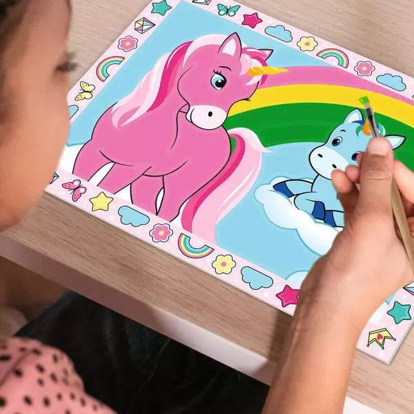 Ravensburger CreArt Painting By Numbers Kit - Happy Unicorns