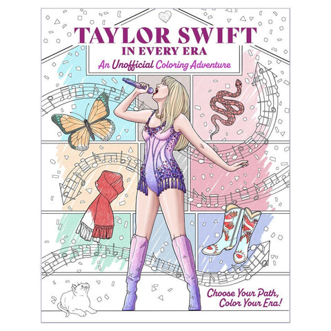 Taylor Swift in Every Era: An Unofficial Colouring Adventure