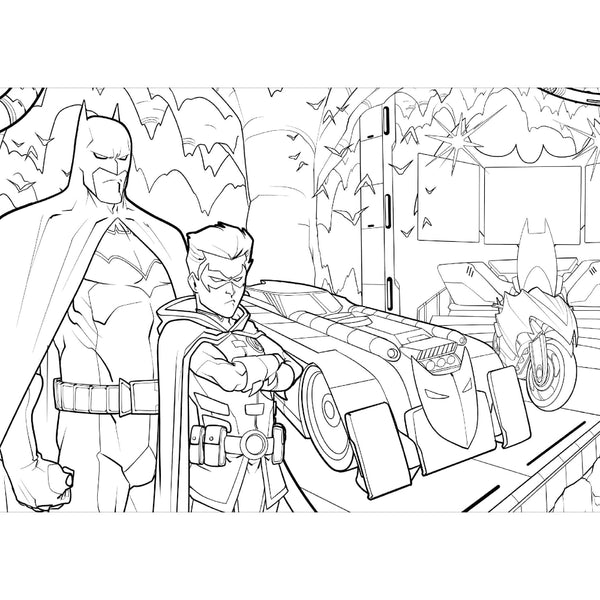 Insight Editions Batman Mini Coloring Set