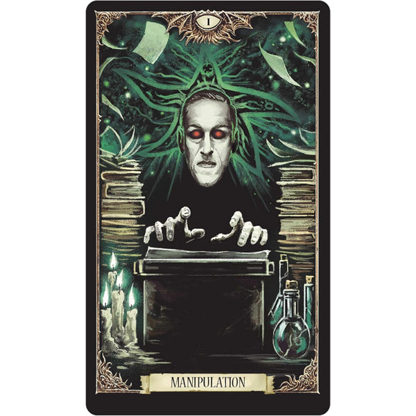 Necronomicon Tiny Tarot Deck and Guidebook by Christopher March & James Bousema
