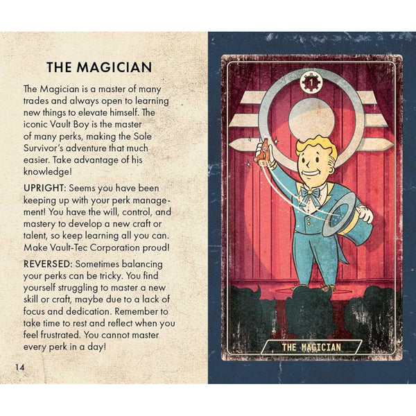 Fallout: The Official Tiny Tarot Deck and Guidebook by Ronnie Senteno & Tori Schafer