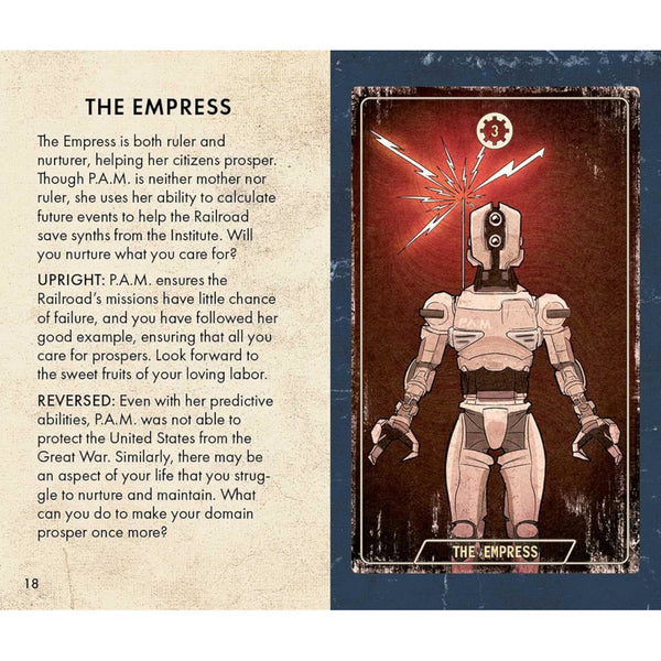 Fallout: The Official Tiny Tarot Deck and Guidebook by Ronnie Senteno & Tori Schafer