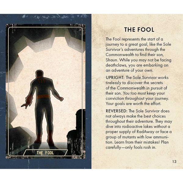 Fallout: The Official Tiny Tarot Deck and Guidebook by Ronnie Senteno & Tori Schafer