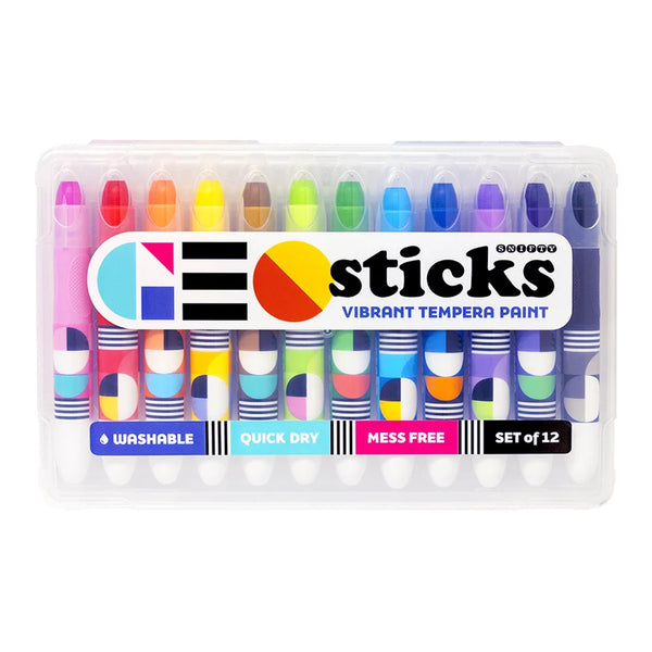 Snifty Geo Sticks Paint Sticks 12pk - Brights