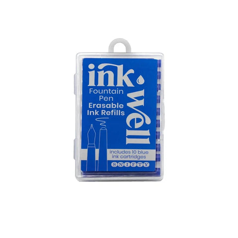 Snifty Ink Well Erasable Fountain Pen Refills 10pk - Blue