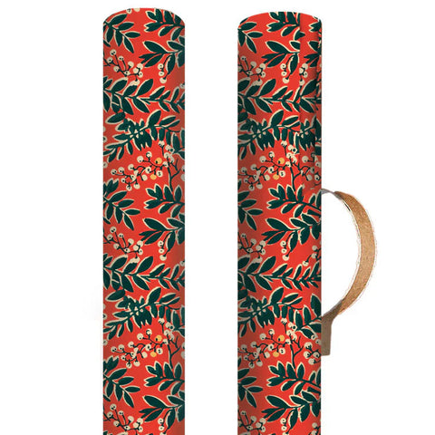 Ohh Deer Holiday Gift Wrap Roll - Mistletoe