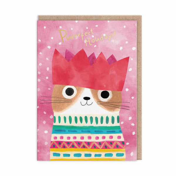 Ohh Deer Holiday Boxed Cards 9pk: Cats in Hats