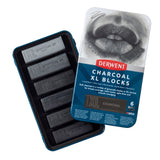 Derwent Charcoal XL Blocks 6 Tin