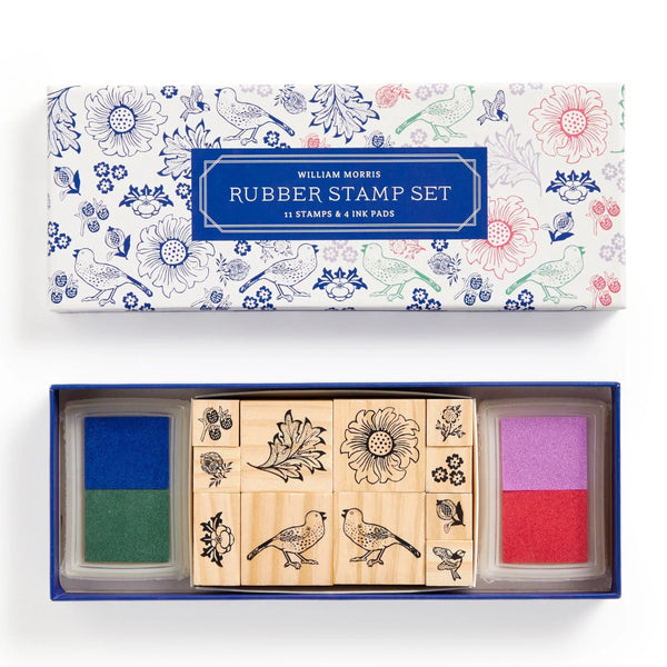 Galison Rubber Stamp Set - William Morris