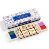 Galison Rubber Stamp Set - William Morris