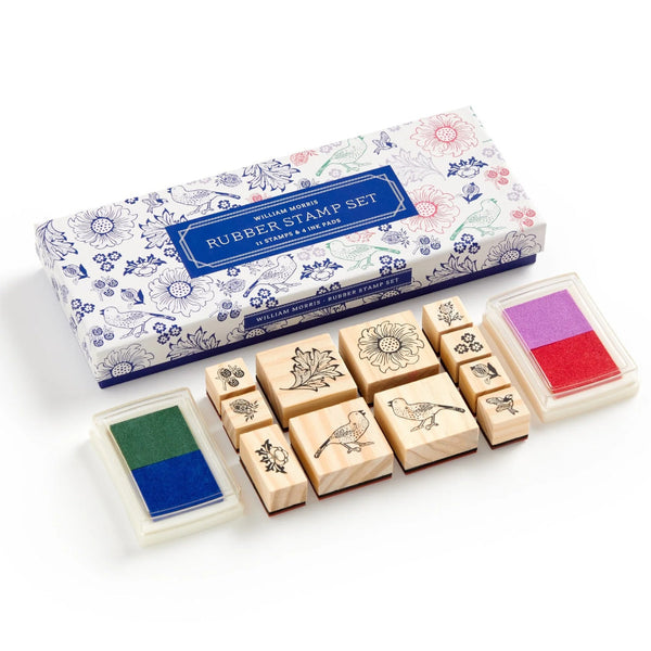 Galison Rubber Stamp Set - William Morris