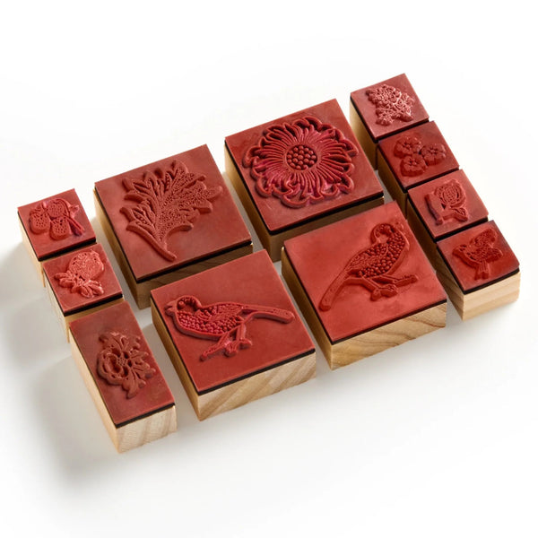 Galison Rubber Stamp Set - William Morris