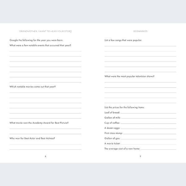 Sourcebooks Guided Journal - Grandmother's Story