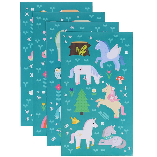 Petit Collage Mini Sticker Set - Unicorn Forest