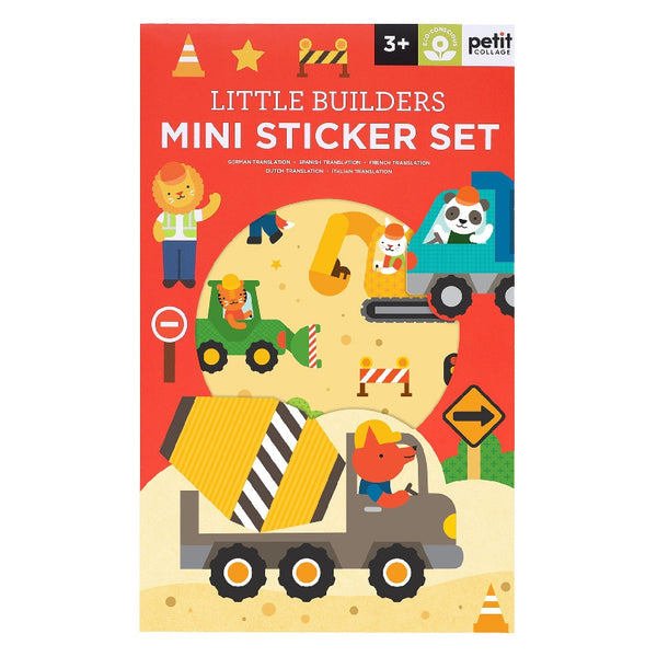 Petit Collage Mini Sticker Set - Little Builders