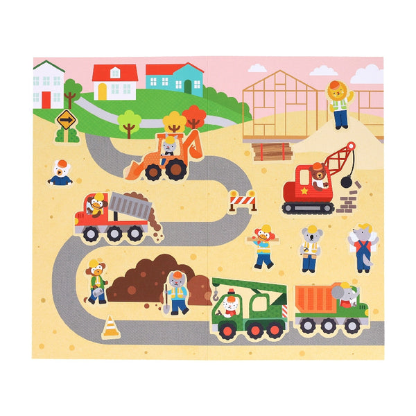 Petit Collage Mini Sticker Set - Little Builders