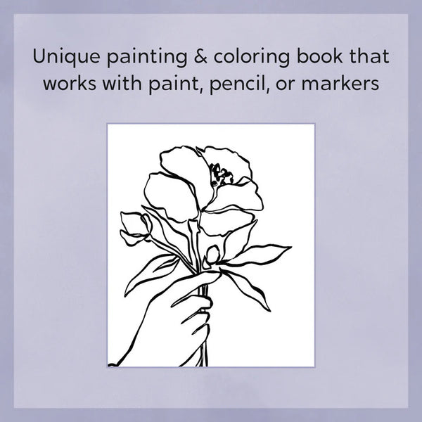 The Sweet Life Painting and Colouring Book by Sacree Frangine