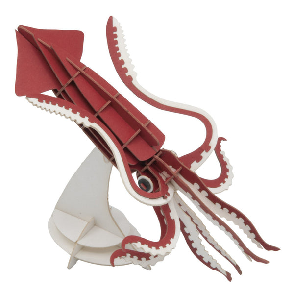 Fridolin 3D Animals Paper Model - Squid