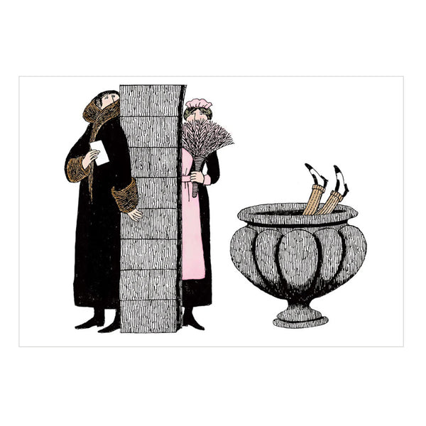 Pomegranate Notecard Set 20pk Edward Gorey: Mysterious Messages Assortment