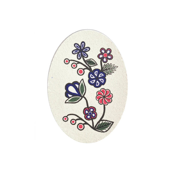 Native Northwest Eco Sponge - Ojibwe Florals