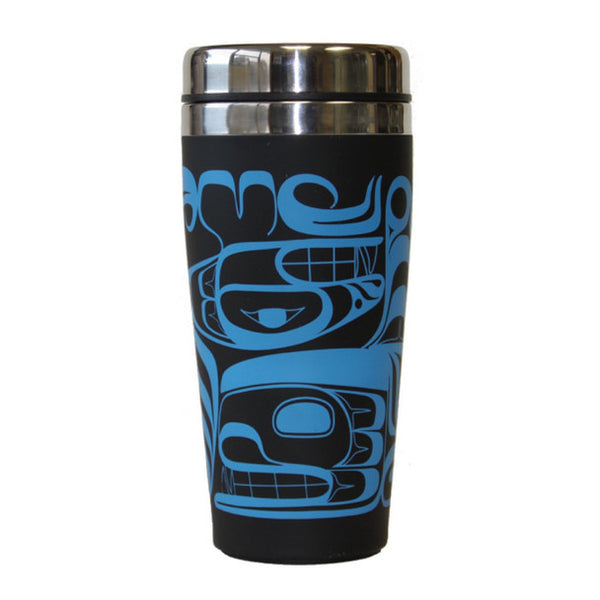 Native Northwest Metal Travel Mug - Four Clans