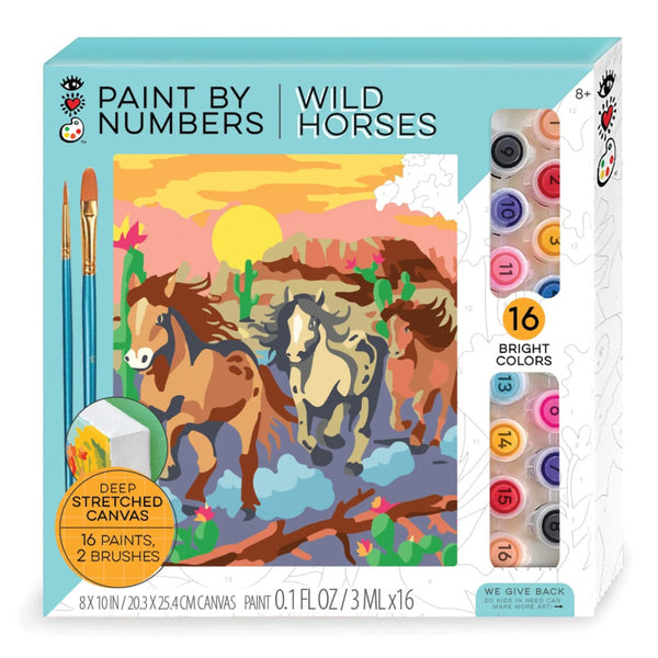 iHeartArt Paint by Numbers - Wild Horses