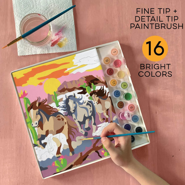 iHeartArt Paint by Numbers - Wild Horses