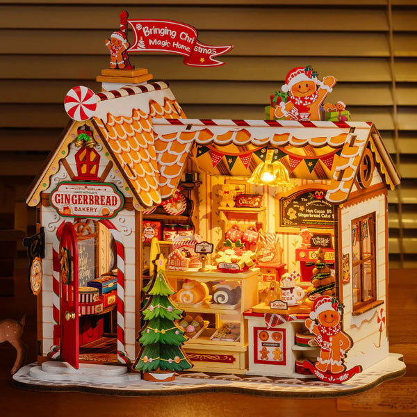Robotime Rolife DIY Mini Model Kit - Gingerbread House