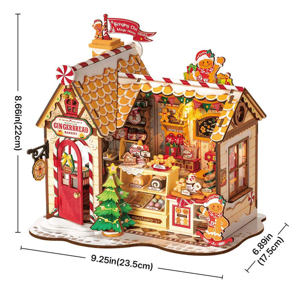 Robotime Rolife DIY Mini Model Kit - Gingerbread House