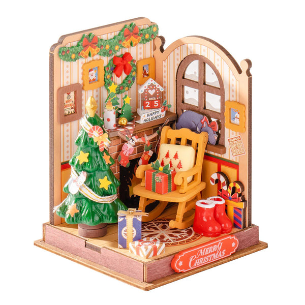 Robotime Rolife DIY Mini Model Kit - Christmas Fireplace