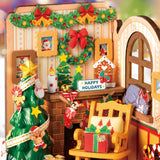Robotime Rolife DIY Mini Model Kit - Christmas Fireplace