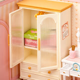 Robotime Rolife DIY Mini Model Kit, Super Creator - Lovely Pink Bedroom
