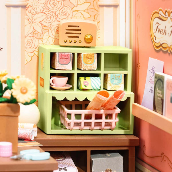 Robotime Rolife DIY Mini Model Kit, Super Creator - Fresh Flower Shop