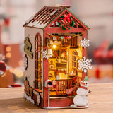 Robotime Rolife DIY Book Nook Kit - Christmas Indoor Scene