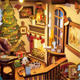 Robotime Rolife DIY Book Nook Kit - Christmas Indoor Scene